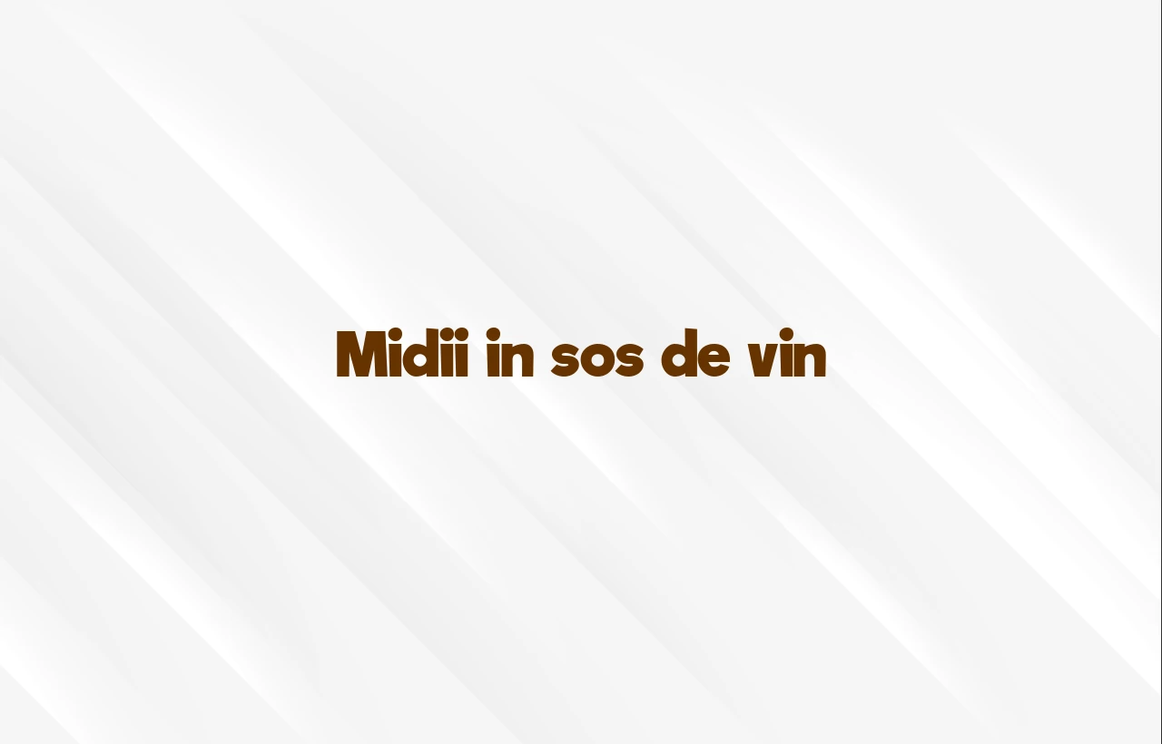 midii in sos de vin