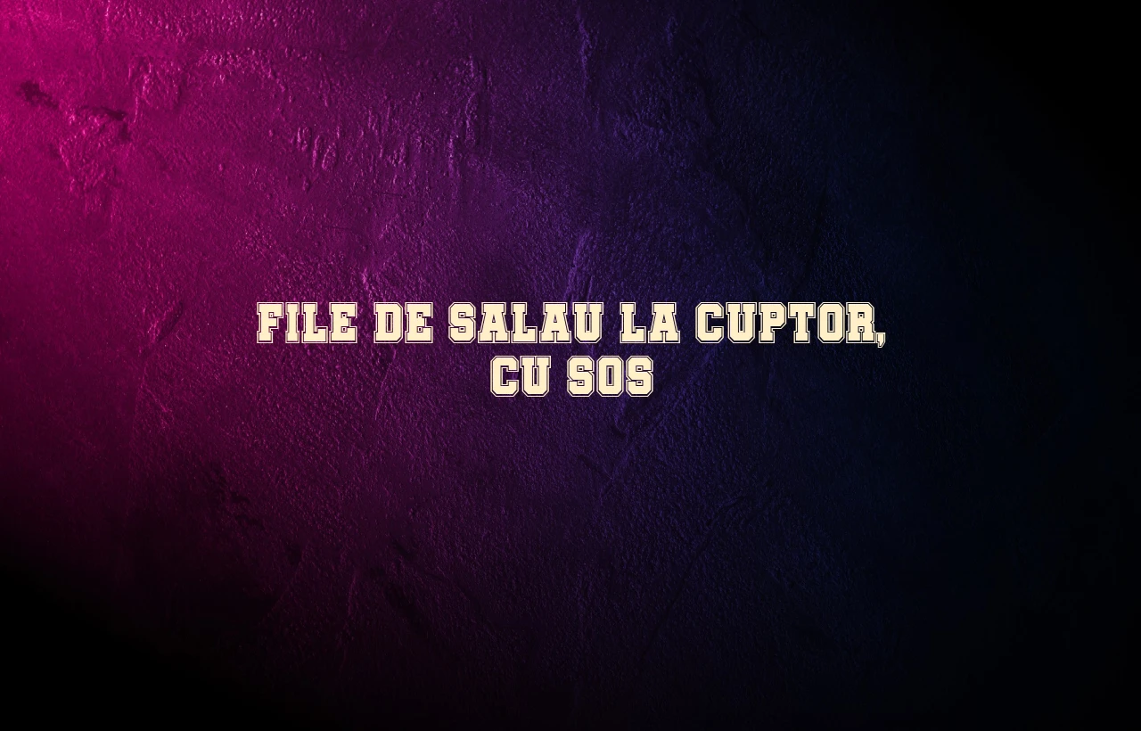 file de salau la cuptor cu sos